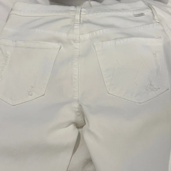 MOTHER Men's Off-White Skinny Jeans - Picture 7 of 7